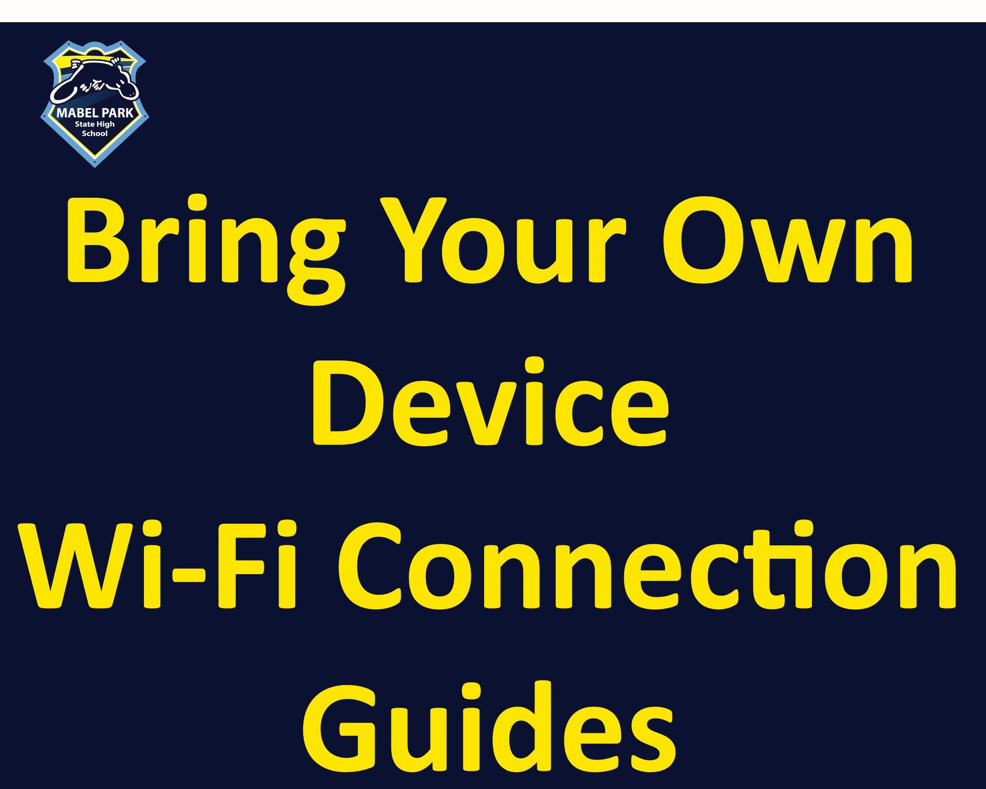 Setup your device ready for school.